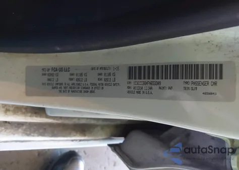 2015 Chrysler 200 S из США, поврежденный, VIN 1C3CCCBBXFN653309